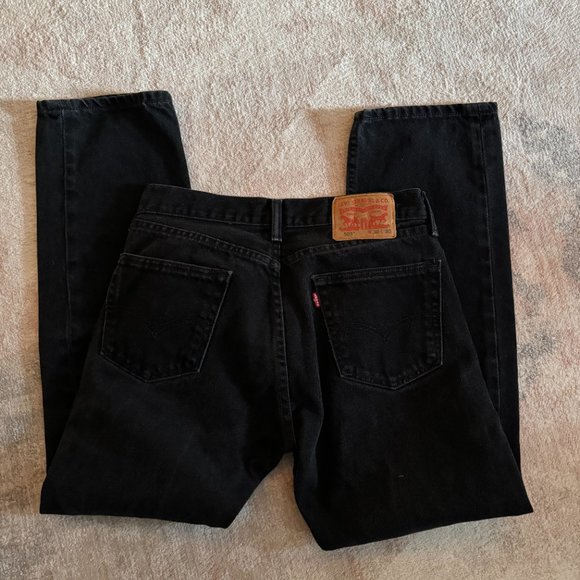 Levi's Vintage 505 Black Denim - Picture 3 of 6